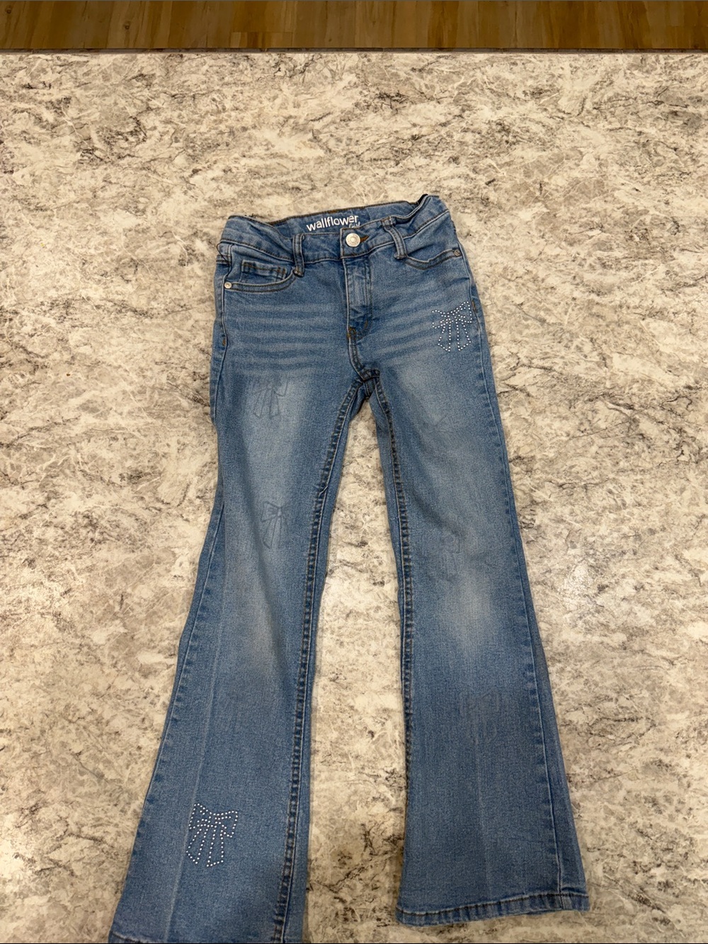 Wallflower Bow Flare Jeans